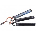 АКБ BlueMAX 11.1V Lipo 2600mAh 20C  nunchuck 3x (12.5x21x128)